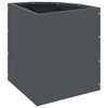 vidaXL Corner Planter Anthracite 30 x 30 x 35 cm Steel