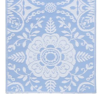 vidaXL Outdoor Carpet Baby Blue 120x180 cm PP