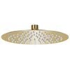 vidaXL Rain Shower Head Stainless Steel 20 cm Round Gold