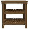 vidaXL Work Bench Honey Brown 78.5x50x80 cm Solid Wood Pine