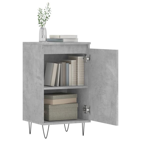 vidaXL Sideboard Concrete Grey 40x35x70 cm Engineered Wood