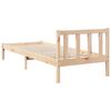 vidaXL Extra Long Bed Frame without Mattress 90x210 cm Solid Wood Pine