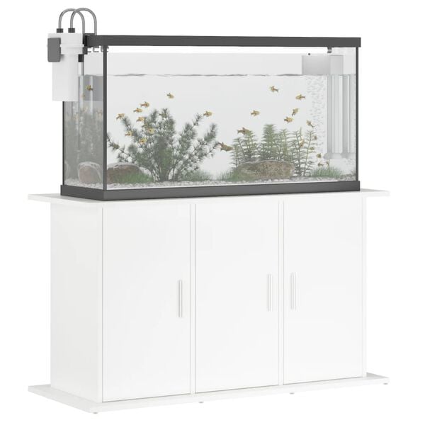 vidaXL Aquarium Stand White 101x41x58 cm Engineered Wood