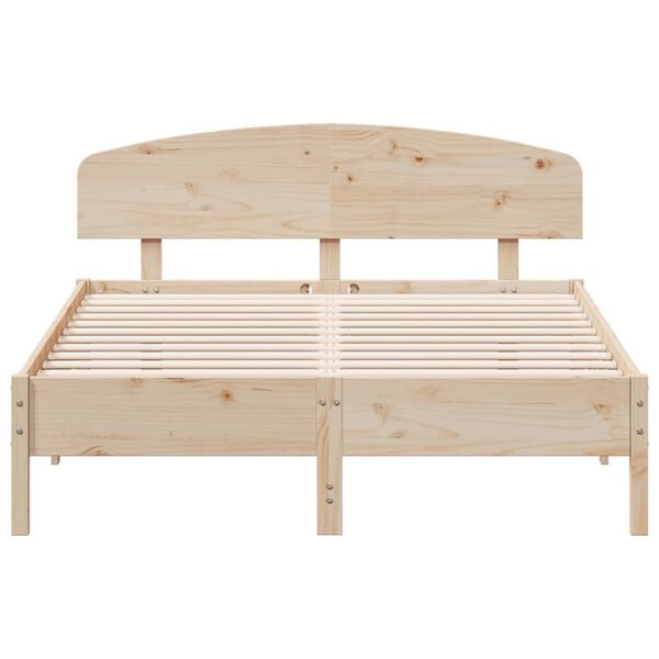 vidaXL Bed Frame without Mattress 160x200 cm Solid Wood Pine