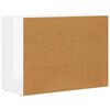 vidaXL Sideboard High Gloss White 80.5 x 35 x 59 cm Engineered Wood