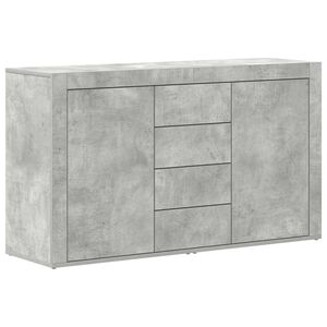 vidaXL Sideboard Concrete Grey 120 x 36 x 69 cm Engineered Wood