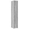 vidaXL Slim Storage Cabinet Grey Sonoma 30x42.5x225 cm Engineered Wood