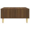 vidaXL Coffee Table Brown Oak 60x60x30 cm Engineered Wood