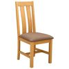 vidaXL Dining Chair 2 pcs Solid Oak Wood Grey 45 x 54 x 100 cm