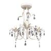 vidaXL Chandelier | Antique white | Acrylic, Metal | Medium | Luxury