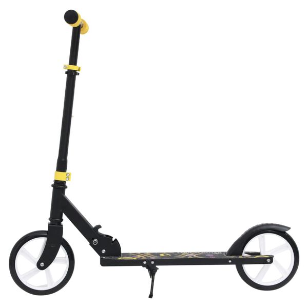 vidaXL 2-Wheel Children Scooter with Adjustable Handlebar Yellow