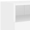 vidaXL TV Wall Cabinet White 100x30x30 cm Engineered Wood