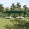 vidaXL Party Tent Green 800 x 400 x 266 cm Polyethylene and Steel