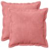 vidaXL Cushion Cover 2 pcs HOUTEN Pink 35 x 35 cm Velvet