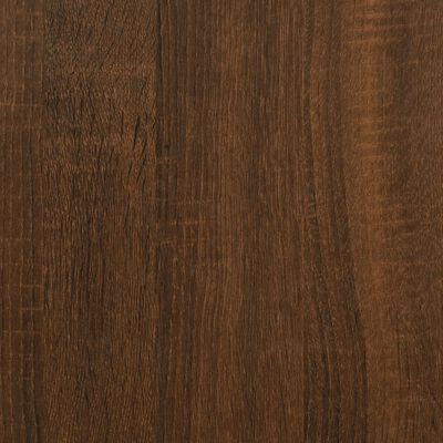 vidaXL Shoe Cabinet Brown Oak 60x35x84 cm Engineered Wood
