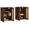 vidaXL Wall Mounted Cabinets 2 pcs Smoked Oak Engineered Wood
