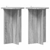 vidaXL Plant Stand 2 pcs Grey Sonoma &Oslash;40 x 60 cm Engineered Wood