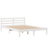 vidaXL Bookcase Bed without Mattress White 160x200 cm Solid Wood Pine