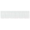 vidaXL Lace Curtain White 120 x 600 cm Polyester