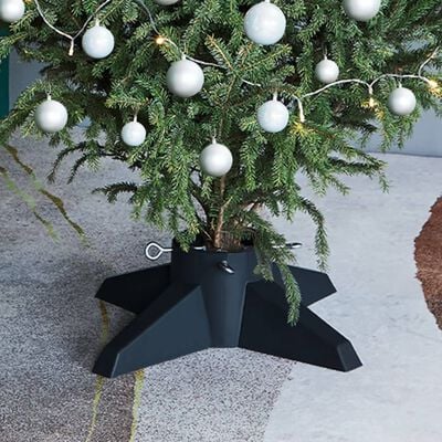 vidaXL Christmas Tree Stand Green 55.5x55.5x15 cm