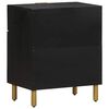 vidaXL Bedside Cabinet Black 50x33x60 cm Engineered Wood