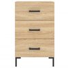 vidaXL Bedside Cabinet Sonoma Oak 40x40x66 cm Engineered Wood