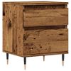 vidaXL Bedside Cabinet Old Wood 40x35x50 cm Engineered Wood