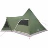 vidaXL Teepee Tent with Roof with Storage Green 545 x 450 x 295 cm