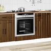 vidaXL Oven Cabinet Lucca Brown Oak Engineered Wood