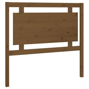 vidaXL Bed Headboard Honey Brown 105.5x4x100 cm Solid Pine Wood