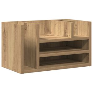 vidaXL Desk Organiser Artisan Oak 44.5 x 24 x 25 cm Engineered Wood