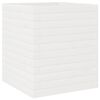 vidaXL Garden Planter White 40x40x46 cm Solid Wood Pine
