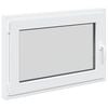 vidaXL Tilt & Turn Basement Window RISOR 90 x 60 cm PVC and Glass