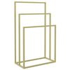 vidaXL Towel Rack | Gold | Iron | 48 x 24 x 79 cm | Towel Rack | Rectangular
