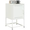 vidaXL Bedside Cabinets 2 pcs White 36x39x60.5 cm Steel
