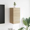 vidaXL Wall Mounted TV Cabinets 2 pcs Sonoma Oak 30.5x30x30 cm