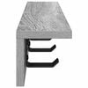 vidaXL Wall-Mounted Coat Rack Grey Sonoma 60 x 10.5 x 10.5 cm