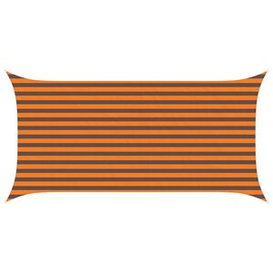 vidaXL Sun Shade Sail Orange and Brown 4 x 2 m 100% Polyester Oxford