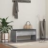 vidaXL Hall Bench with Cushion Concrete Grey 83 x 38 x 40 cm