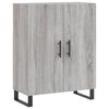 vidaXL Highboard Grey Sonoma 69.5x34x180 cm Engineered Wood