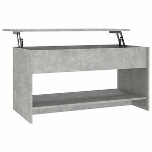 vidaXL Coffee Table Concrete Grey 102x50x52.5 cm Engineered Wood