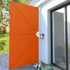 vidaXL Collapsible Terrace Side Awning Terracotta 400x200 cm