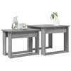 vidaXL Coffee Table Set 2 pcs Grey Sonoma Engineered Wood
