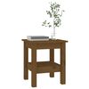 vidaXL Coffee Table Honey Brown 35x35x40 cm Solid Wood Pine