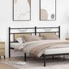 vidaXL Replace Headboard Sonoma Oak 160 cm Engineered Wood and Steel