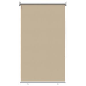 vidaXL Outdoor Roller Blind UV Protection Beige 100 x 140 cm (W x H)