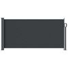 vidaXL Retractable Side Awning Black 300 x 100 cm Polyester