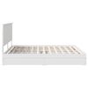 vidaXL Storage Bed with Headboard White 200 x 200 cm Engineered Wood