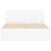 vidaXL Bed Frame without Mattress White 120x200 cm