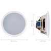 vidaXL Built-in Wall and Ceiling Speakers with Tweeter 2 pcs 240 W